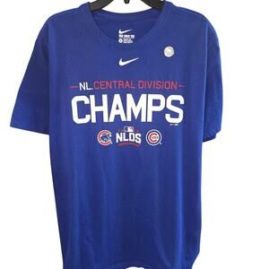 Chicago Cubs NL Central Division Champs Nike Tee XL